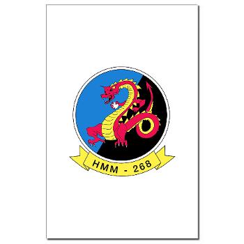 MMHS268 - M01 - 02 - Marine Medium Helicopter Squadron 268 - Mini Poster Print